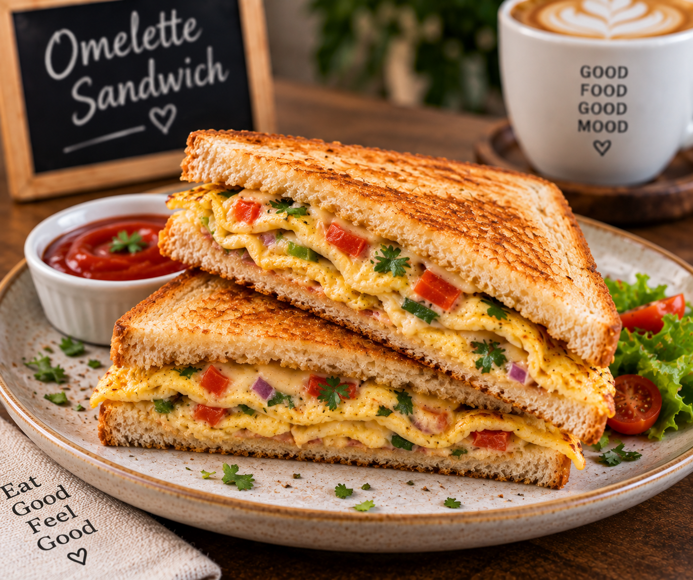 Bun Omelette